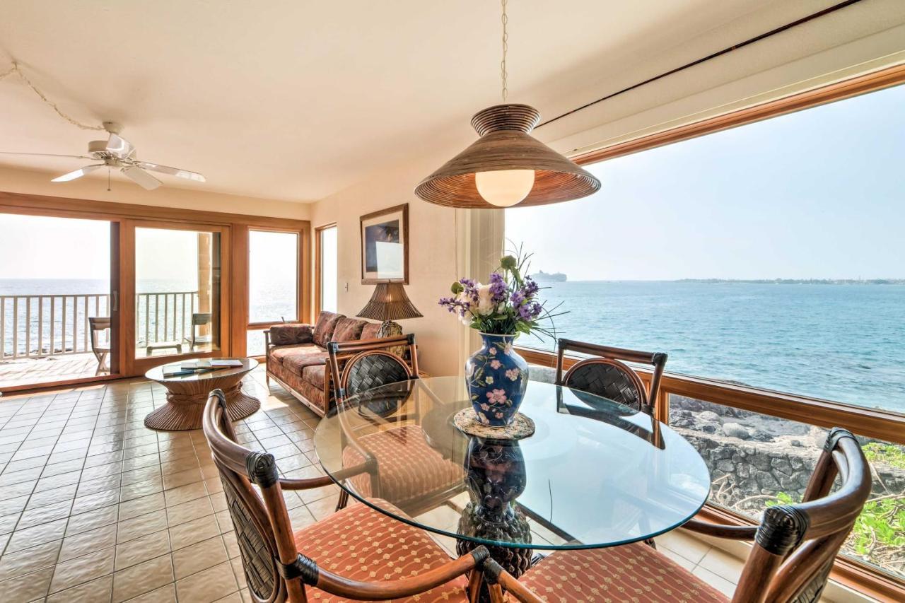 Oceanfront Kailua-Kona Townhome With Pool And Views! Extérieur photo